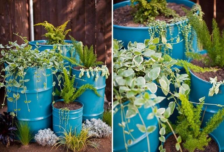 Kreatívne nápady pre záhradu, sadenie a maľovanie vedra
