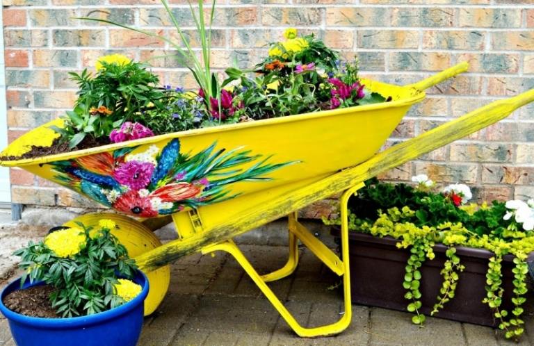 43 Kreatívnych Nápadov Na Záhradu Použitý Nábytok Použite Ako Záhradné Dekorácie