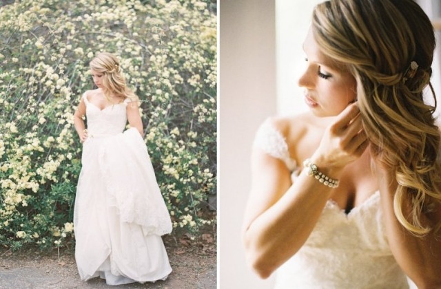 romantická-nevesta-účes-ležérna-blond-záhrada
