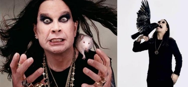 ozzy osbourne -The Prince-of-Darkness-Make-up Idea Halloween čierna