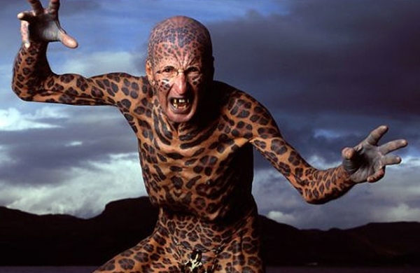 Leopardí vzor Nápady na body Halloween Tetovanie Toma Lepparda Tetovanie Leopard Man