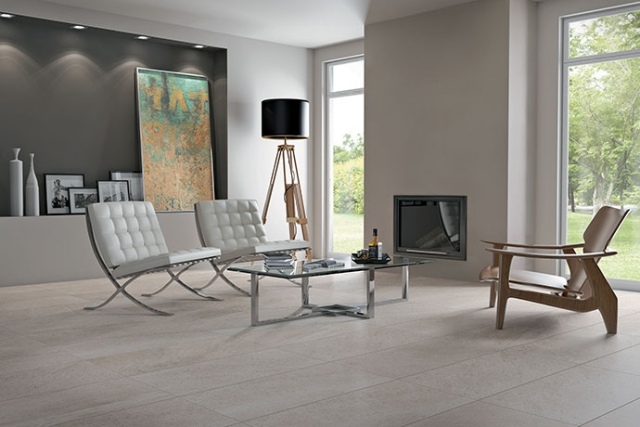 obývačka-podlaha-dlažba-matná-svetlo-sivá-dizajnový nábytok