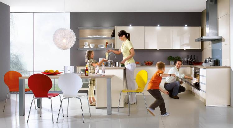 moderný-dizajn-kuchyne-nápady-nobilia-werke-weiss-hrubý-rodinný-jedálenský kút