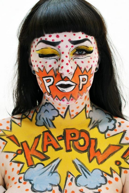komické líčenie halloween líčiť nápady ženy komické líčenie nápady na halloweenske líčenie pre ženy