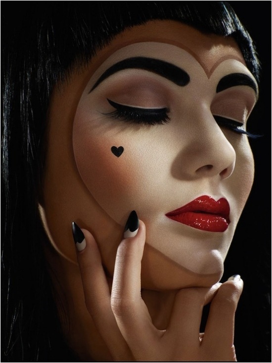 alice wonderland halloween make -up tipy nápady ženy alice wonderland halloweenske tipy na makeup pre ženy