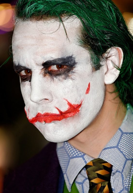 žolík batman halloween make-up tipy nápady muži žolík batman halloween nápady na líčenie nápady pre mužov