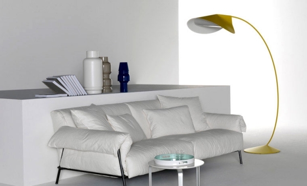 pa padova stojacia lampa kruh žltá oceľ monica forster dizajnér kruhová lampa pa padova stojacia lampa žltá monica forster dizajnér