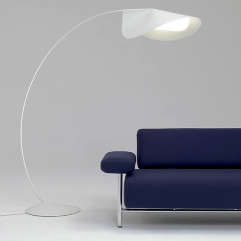 de padova dióda LED moderná biela circle de padova led stojanová lampa moderná biela