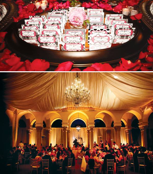 nápady na oslavu romantického svadobného očarujúceho umiestnenia krištáľový luster romantická svadba očarujúce umiestnenie