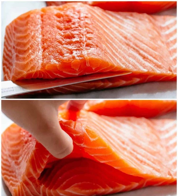 Vyrobte si vrecia z lososového filé