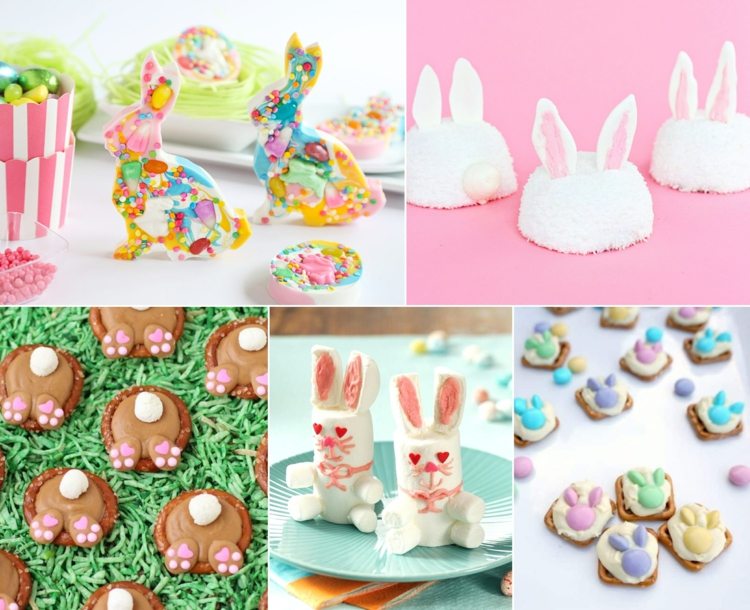 Vyrobte si veľkonočného zajačika zo sladkostí bez pečenia - jednoduché nápady na párty
