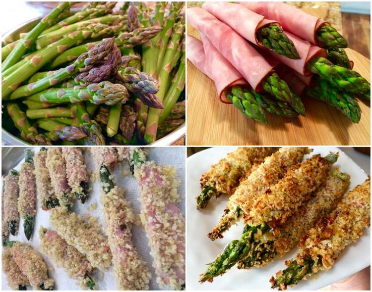 Ako pripraviť recept na špargľu cordon bleu