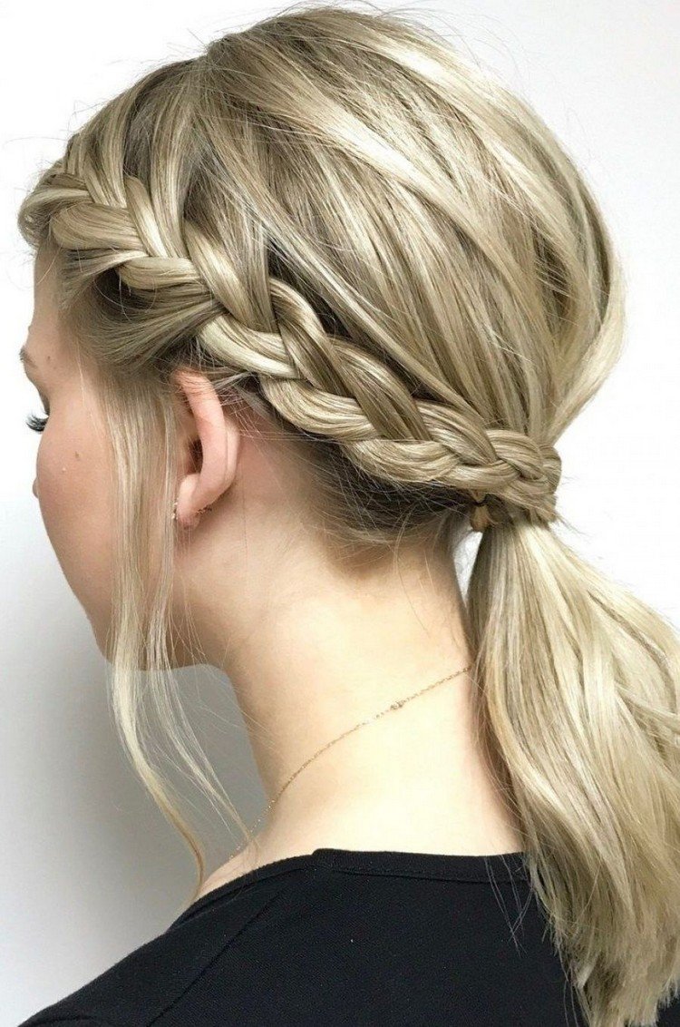 Ponytail Variannten 5 min. Účesy do školy