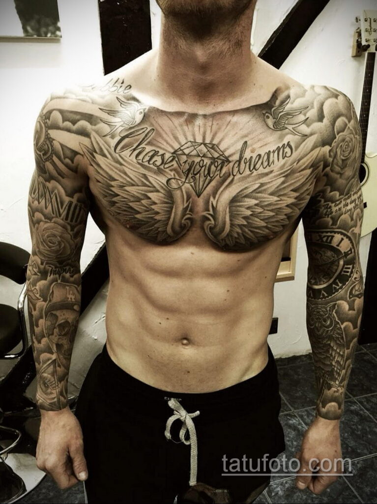 Снимка пример за рисуване на мъжка татуировка 17.11.2020 г. №015 -мъжка татуировка-