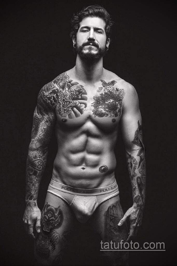 Снимка пример за рисуване на мъжка татуировка 17.11.2020 г. №049 -мъжка татуировка-