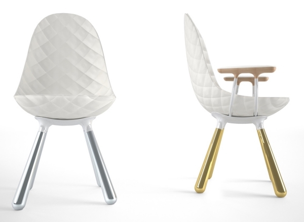 stolička tudor jamie hayon zlaté nohy moderný vzhľad stolička tudor jamie hayon zlaté nohy čalúnený vzhľad