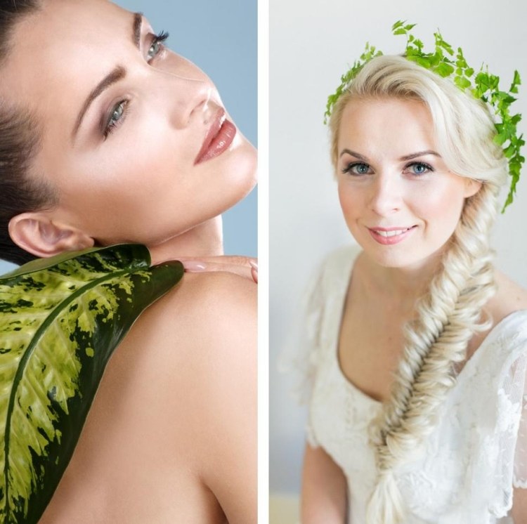 modré oči zvýraznené hnedými očnými tieňmi jarný make-up-modré-oči-hnedé-očné tiene