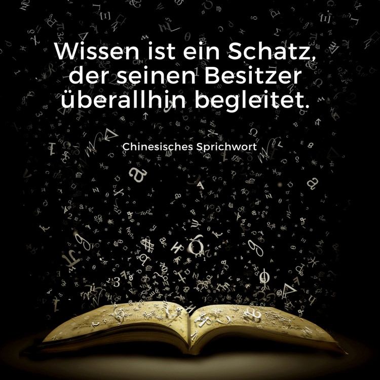 porekadlá pre Abitur znalostné vzdelávanie čínske príslovie