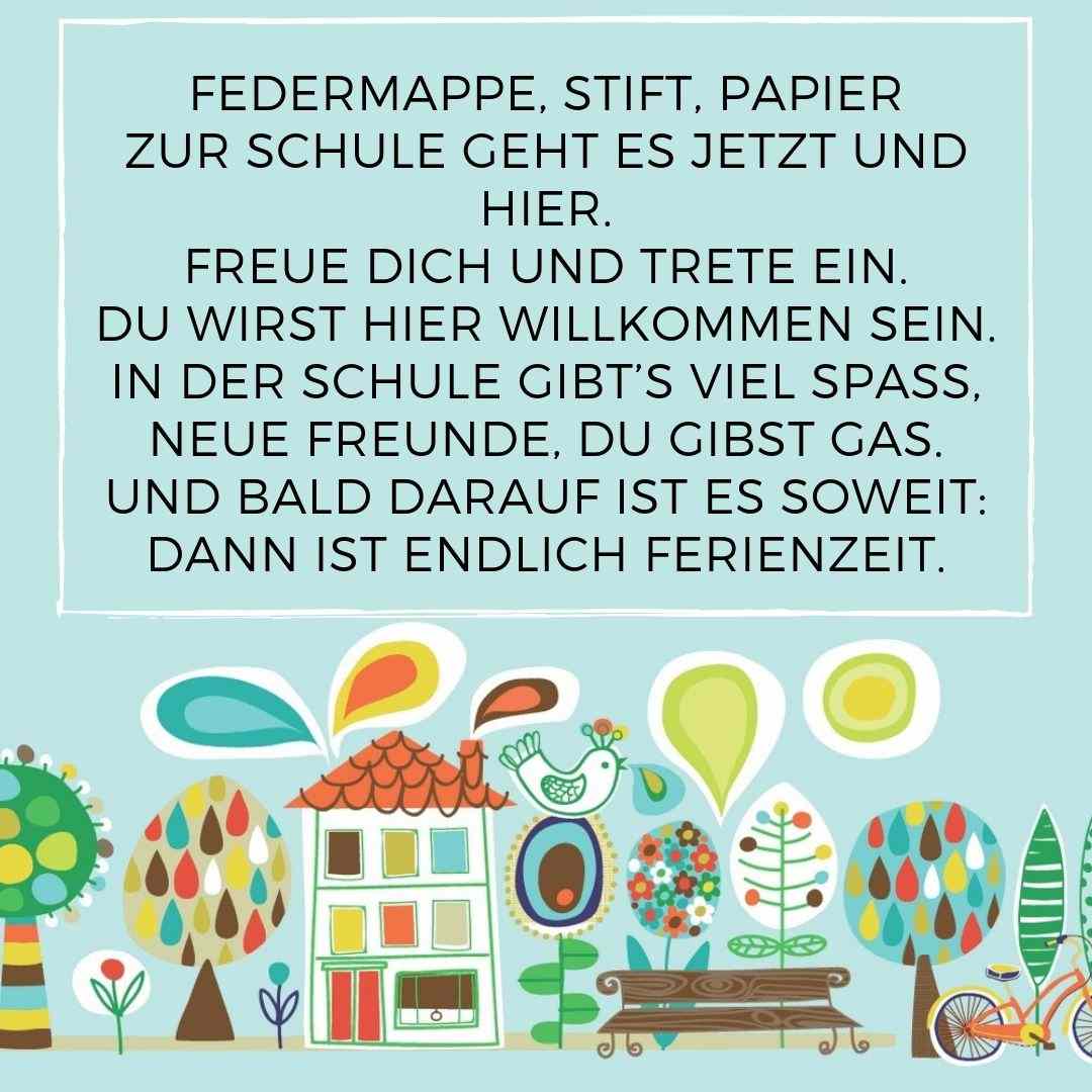 Detská báseň pre nové školáka s hravým obrázkom