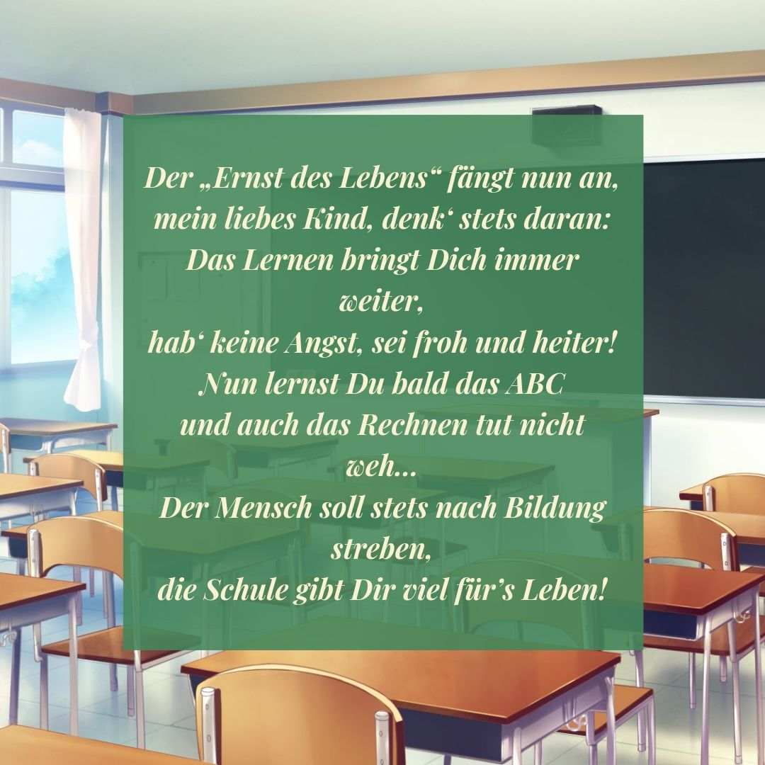 Nápad na báseň späť do školy s pozadím triedy