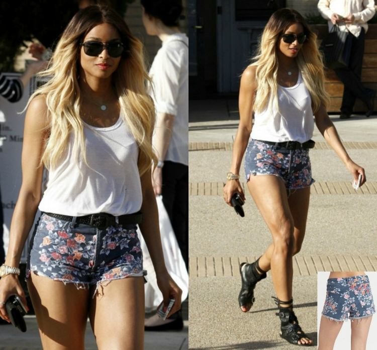 rifle-hotpants-kvetinové-motívy-biela-top-outfit-leto-nápady