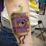 Rysunki tatuaży z książkami magicznych zaklęć dla czarownic - zdjęcie - 3