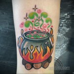 Rysunek tatuażu kocioł czarownic - zdjęcie - 6