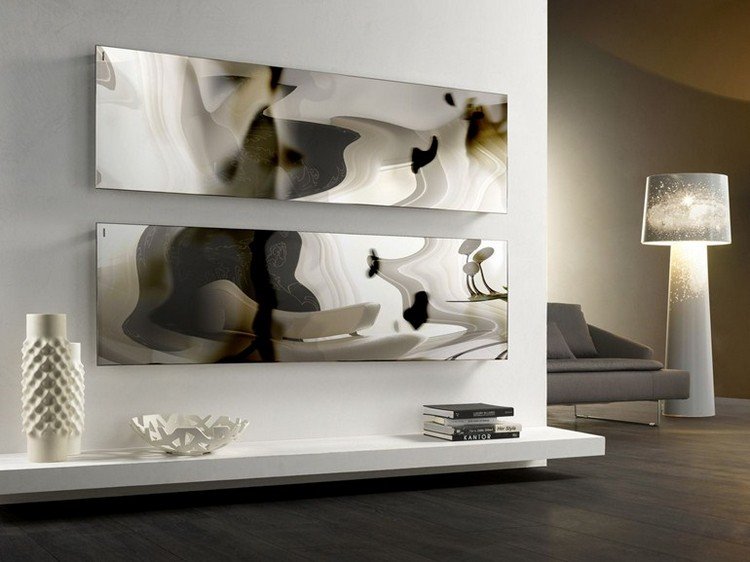 dekoratívny radiátor z nehrdzavejúcej ocele s motívom - Blow Or od Cordivari moderné-radiátory-nehrdzavejúca oceľ-dekoratívne-FÚKOVÉ-ALEBO-CORDIVARI