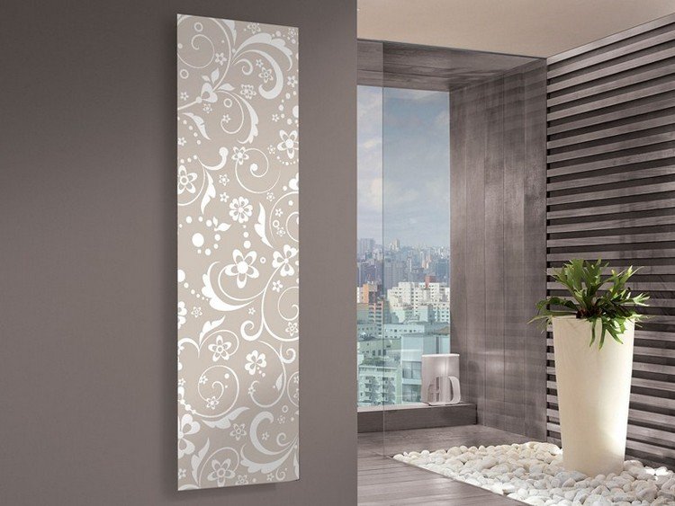 vertikálny radiátor s kvetinovým vzorom - Iris od Cordivari moderné-radiátory-vertikálne-dekoratívne-kvetinové-vzor-IRIS-CORDIVARI