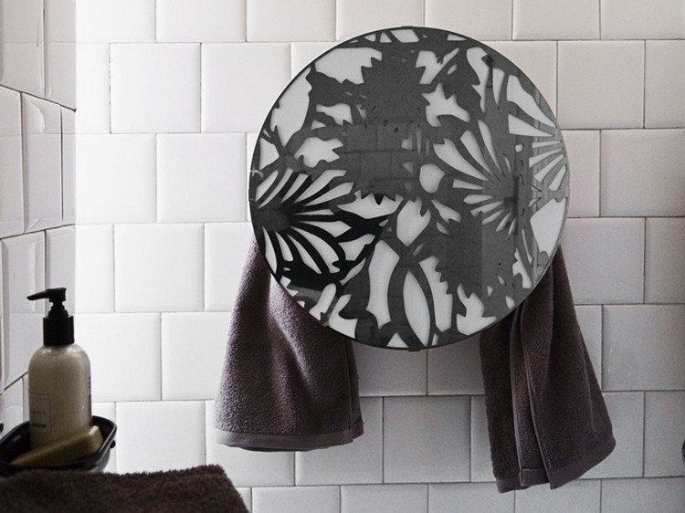 okrúhla nástenná sušička uterákov I Gioielli moderné-radiátory-sušič uterákov-nástenné-elektrické-I-GIOIELLI-okrúhle