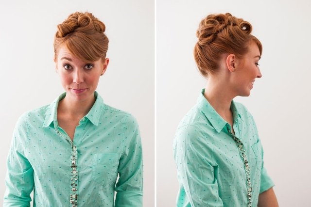rockabilly retro updo urob si sám rockabilly-retro-účes-urob si sám