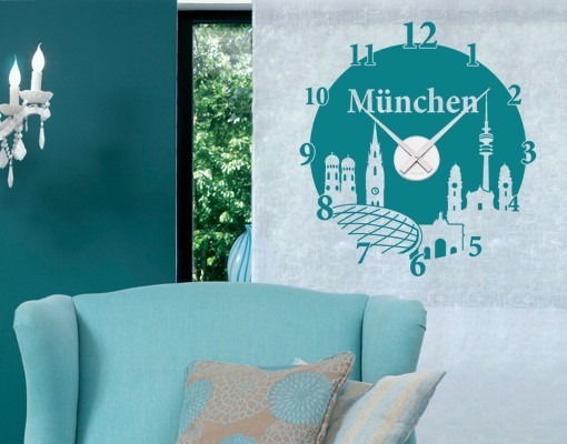 Nástenné hodiny s hodinami Mníchov Nástenné hodiny s hodinami Mníchov