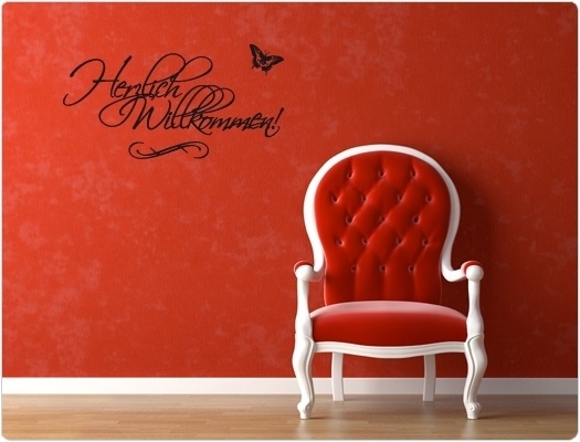 Samolepky na stenu srdečne vítané nálepka na stene-srdečne vítaná