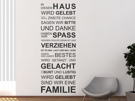 nálepka na stenu s názvom rodina samolepka na stenu-príslovie-rodina