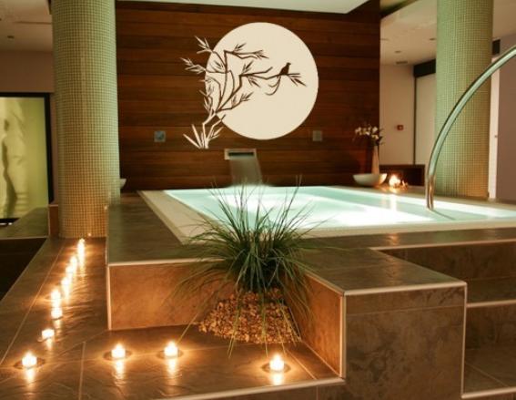 samolepka na stenu wellness zlý dizajn samolepka na stenu wellness dizajn kúpeľne