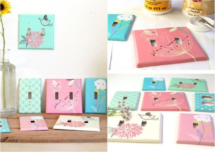 diy-idea-svetlo-vypínač-okoreniť-kvetinové motívy