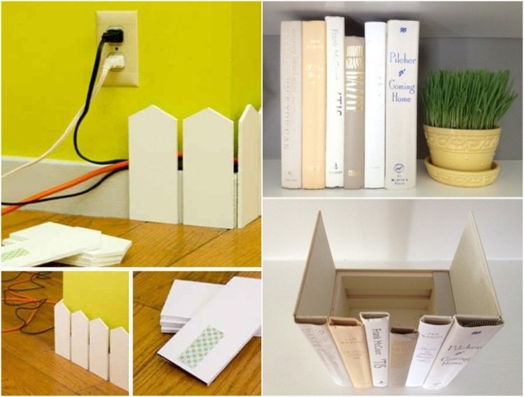 nápady na byt-vlastnoručne vyrobené-káble-skrývajúce-hodnotné-kreatívne-skrývajúce sa