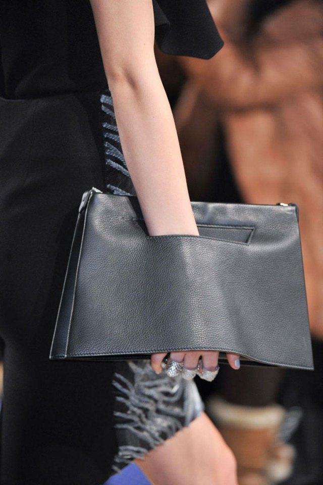 Dizajnová kabelka od Sally LaPointe Space na vloženie Sally-LaPointe-čierna-kabelka-na vloženie