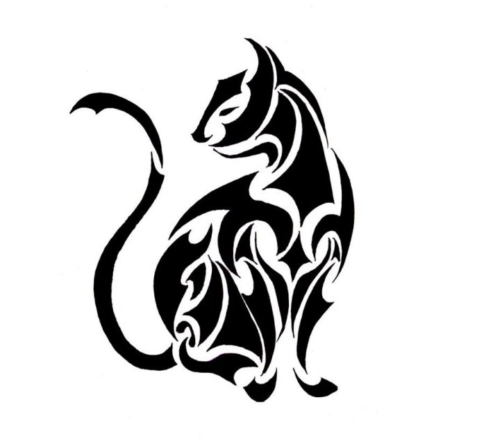 kmeňové vzory čiernej mačky, šablóny tetovania online zadarmo nápady na šablóny tetovania kmeňa čiernej mačky