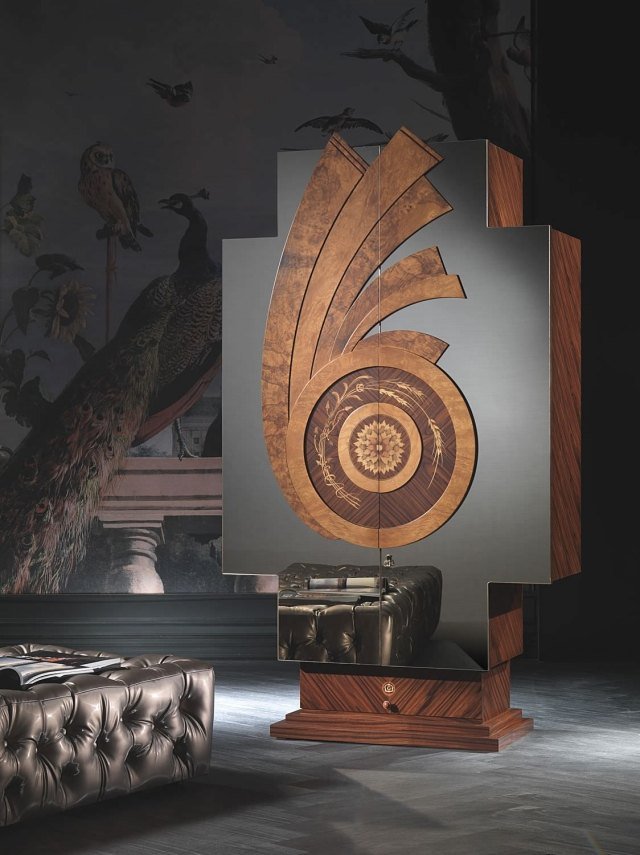 komoda drevo tvar spálne zrkadlové predné carpanelli