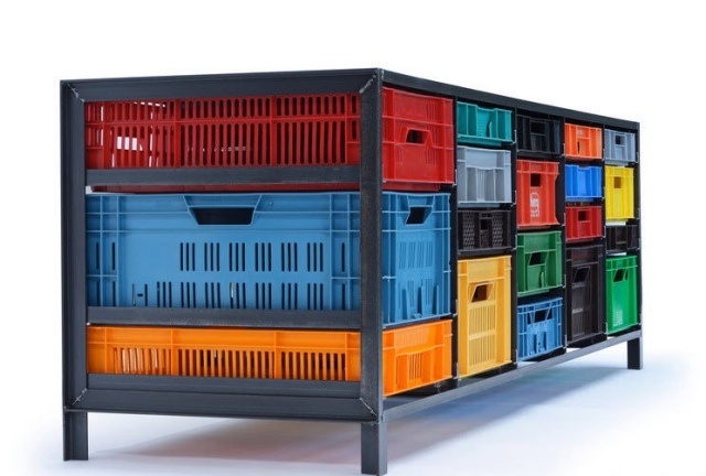 komody nápady dizajn ovocné boxy KRÁTKY Mark van der Gronden droog