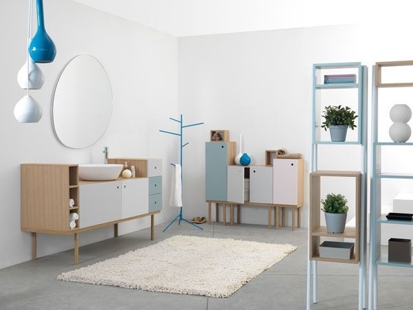 Policový systém pekný nápad drevo