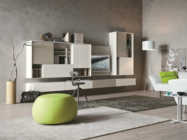 nápady na zariadenie obývacia izba-moderná obývacia stena-béžová-nástenná-C-DAY-K14-CESAR-ARREDAMENTI