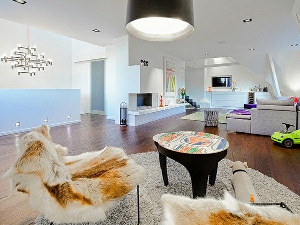 moderne zariadená jedáleň