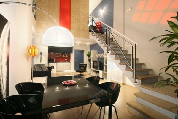 moderný interiér jedálne