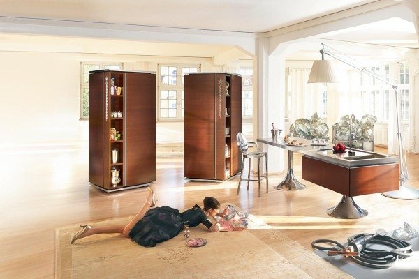 moderný dizajn nábytku do jedálne