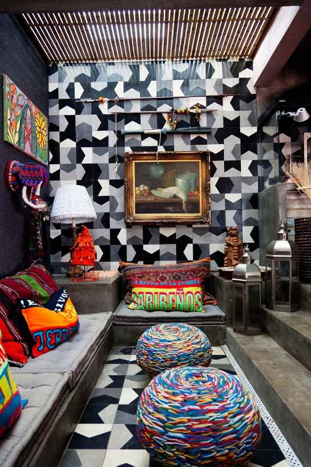 Eklektické umelecké nápady na dizajn stien-farebný celkový obraz Eklektické nápady na dizajn stien na farebný dizajn