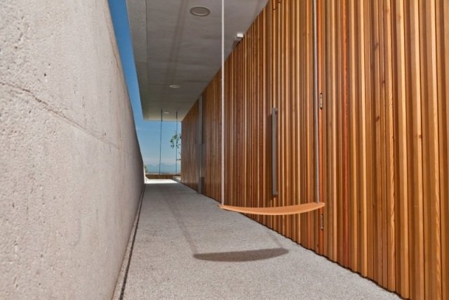 Exteriérový dom Katarina-drevený obklad-fasádne steny-nápady Dizajn vonkajšej steny domu Drevená fasáda Katarina