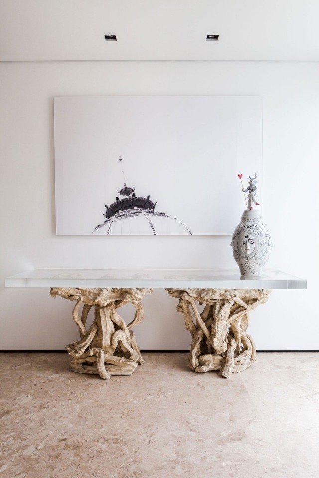 Abstraktné umenie-dekorácia dizajnu steny-rustikálny stôl-dom NS Abstraktné umelecké dekorácie Nápady na dizajn steny Stolová doska NS House