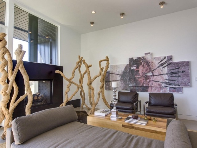 Dekorácia obývačky-stena-podlaha-rustikálny dom-denver Obývacia izba stena podlaha-rustikálna dekorácia